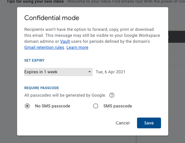 Confidential Mode