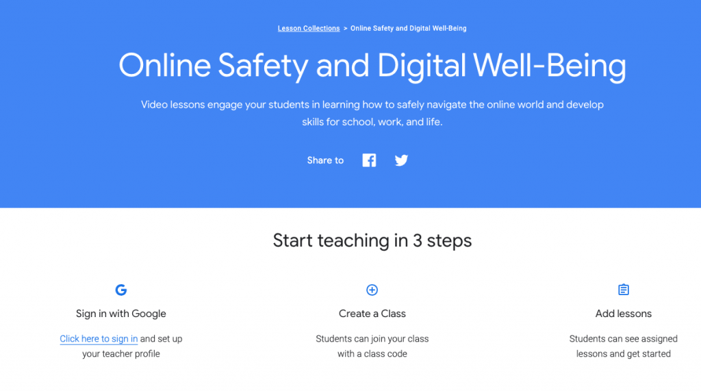 Online Safety and Digital Well-Being