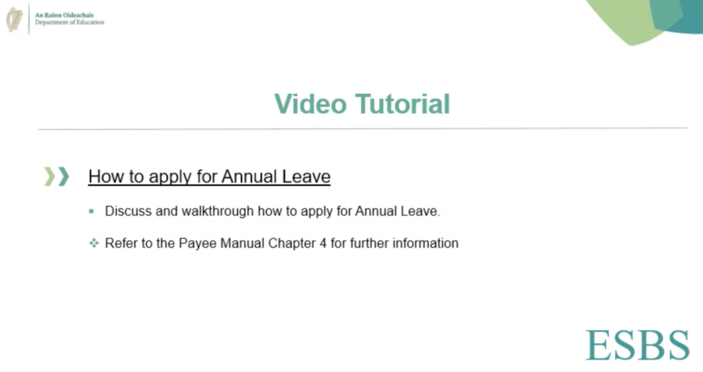 How to apply for annual leave